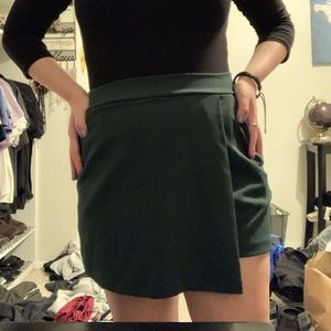 Dark green skort